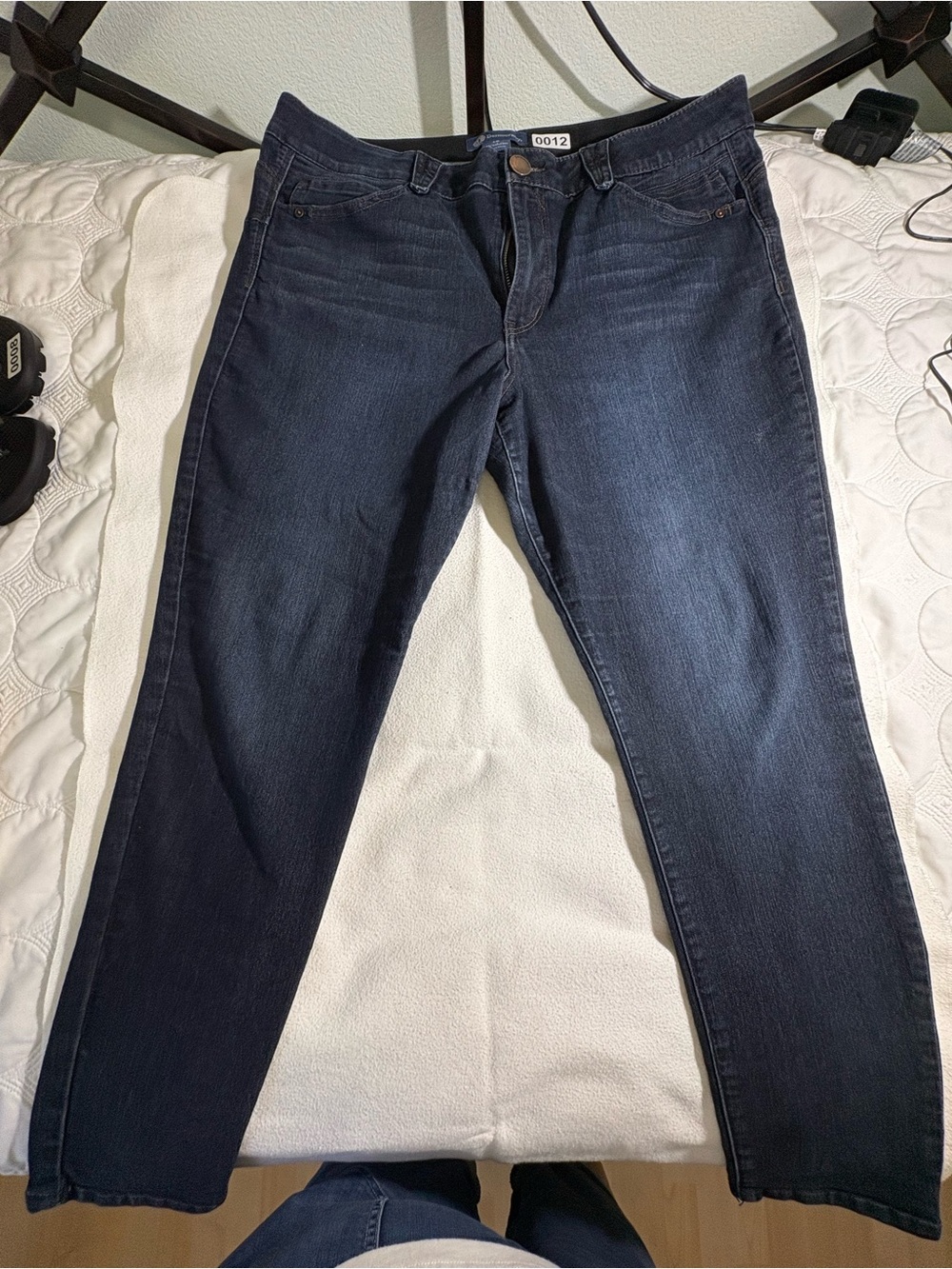 Democracy Skinny Jeans in Dark Blue Wash #0012